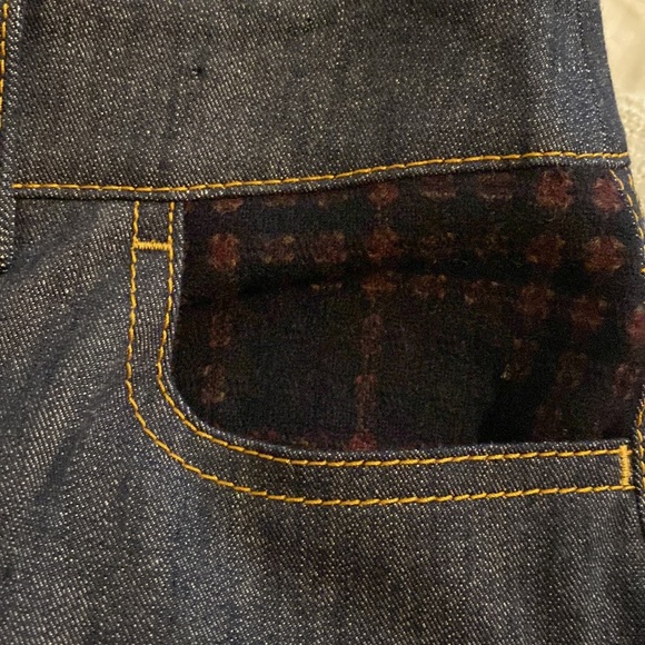 ROSIE ASSOULIN High-Rise Plaid-Pocket Flare-Leg Jeans (J1) - Picture 9 of 10